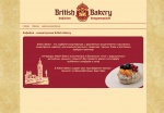 Сайт кофейни - кондитерской British Bakery