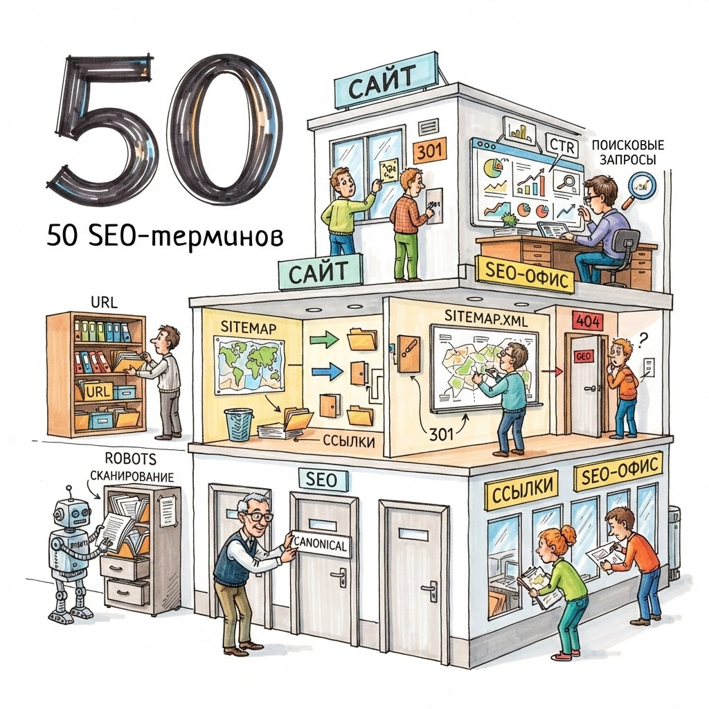 50 сложных SEO-понятий простыми словами: от canonical до краулинга