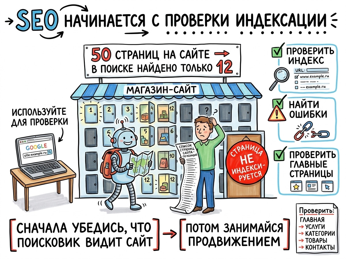 SEO приёмы, которые можно сделать для сайта в 2026 году без знаний в SEO
