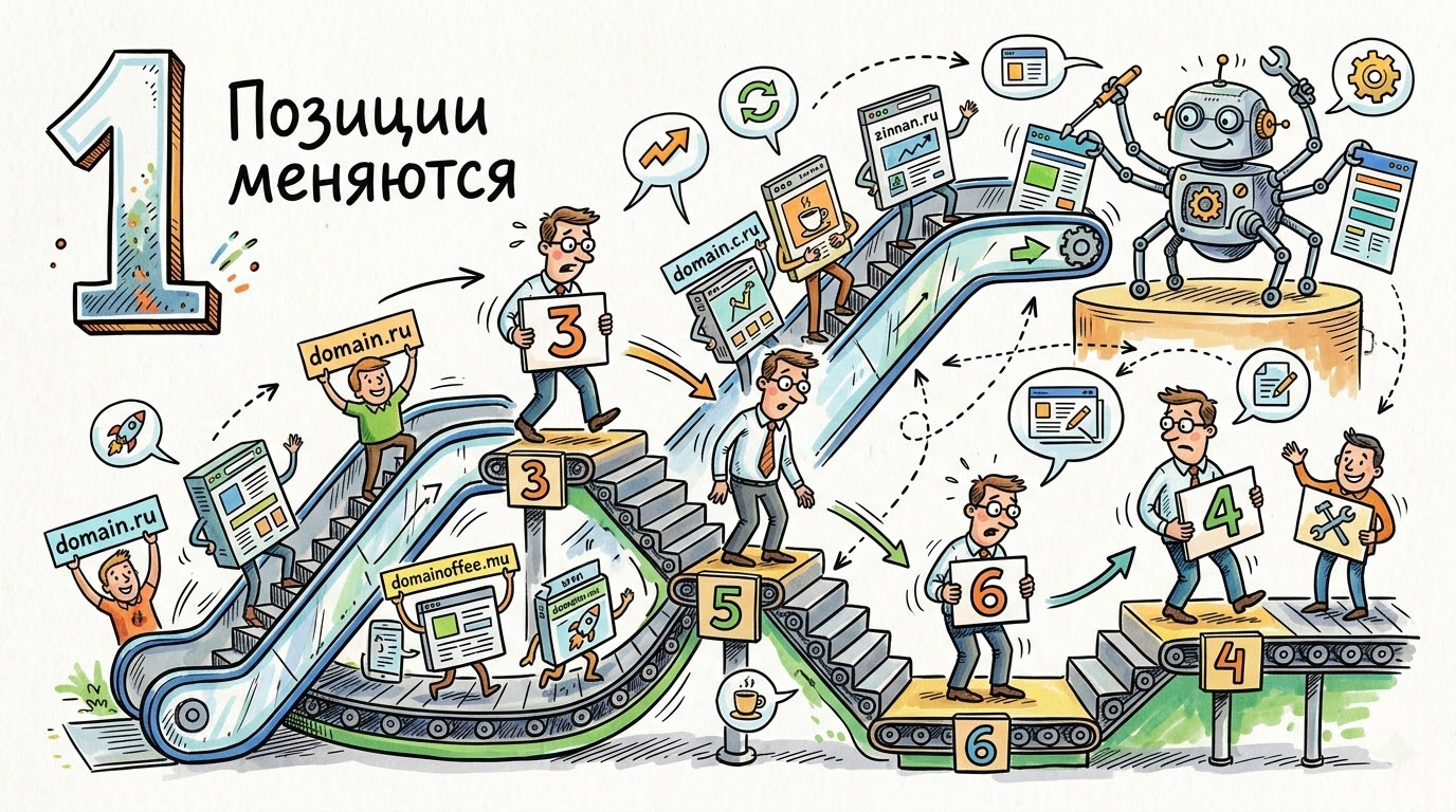 Почему позиции сайта в Яндексе и Google могут меняться сами по себе