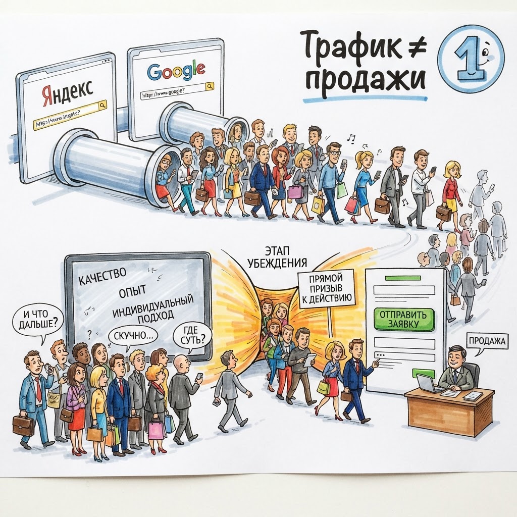 трафик не равно продажи трафик не равно продажи