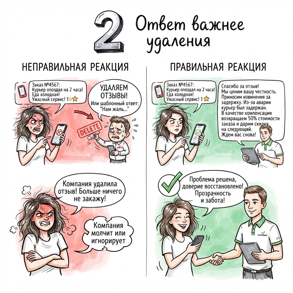 ответ важнее удаления ответ важнее удаления