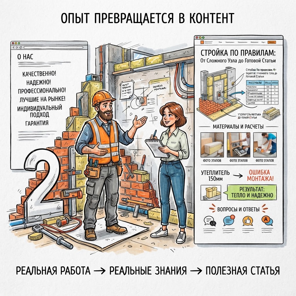 опыт превращается в контент опыт превращается в контент