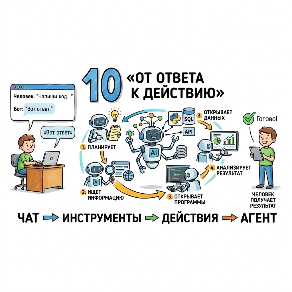 от ответа к действию от ответа к действию
