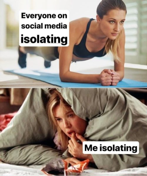 Мемы про самоизоляцию и каратин