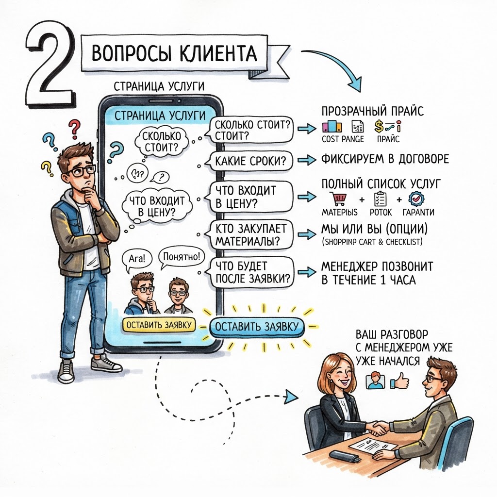 вопросы клиента вопросы клиента