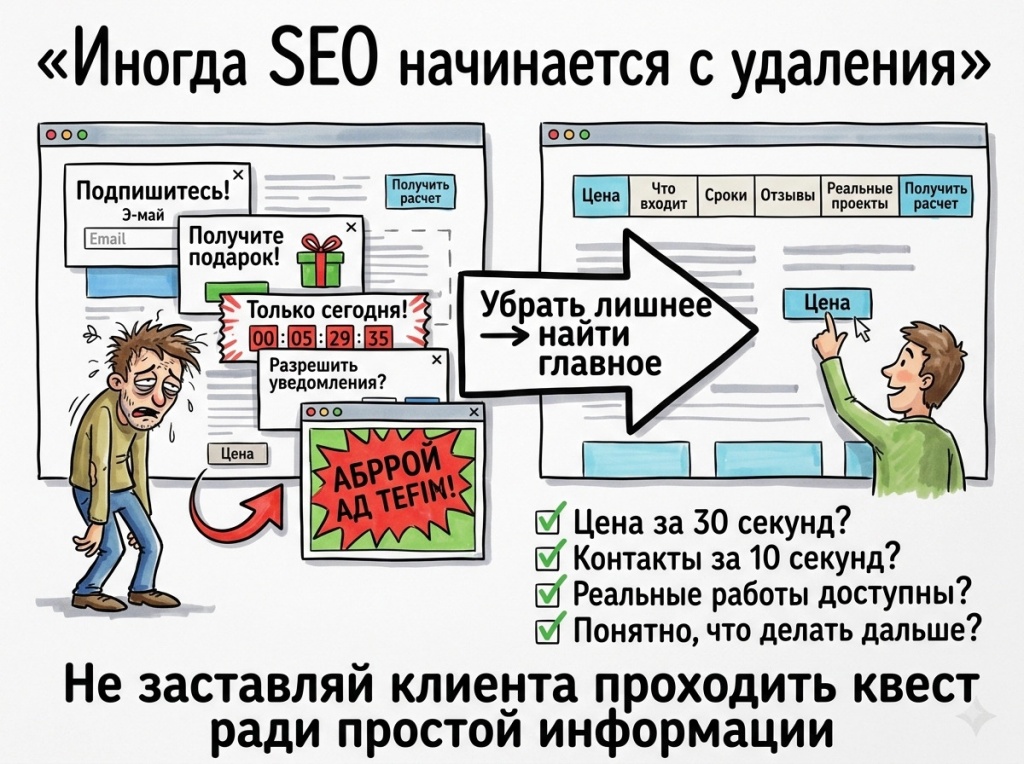 важно убирать лишнюю информацию важно убирать лишнюю информацию