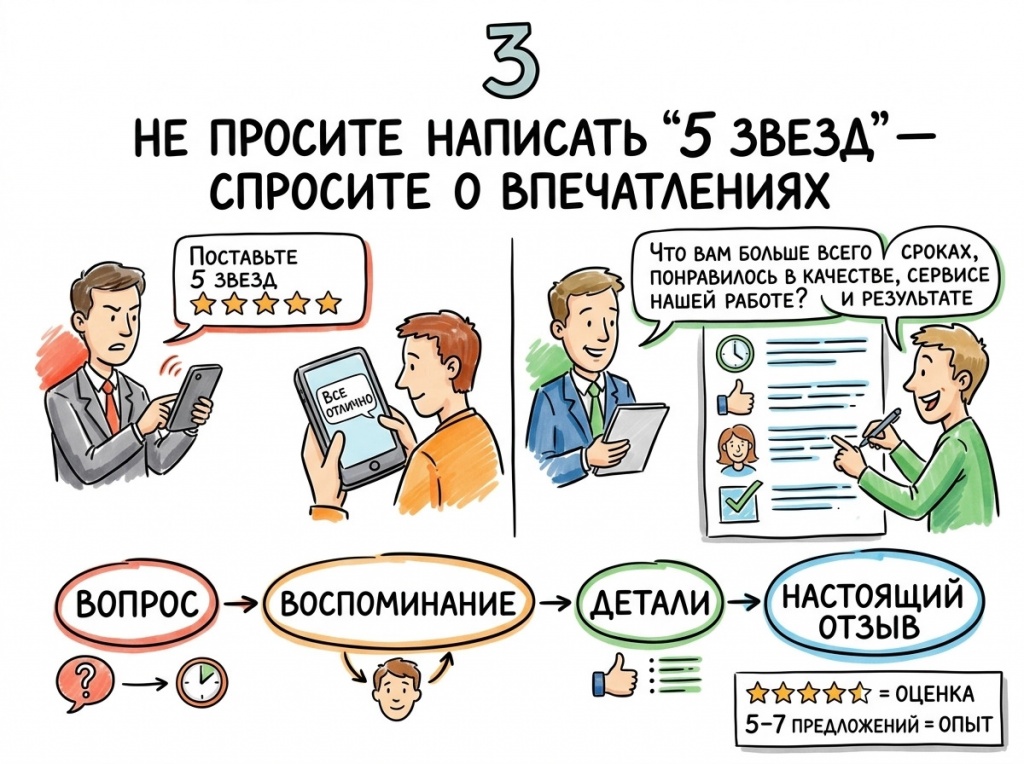отзыв должен быть впечатлением клиента отзыв должен быть впечатлением клиента