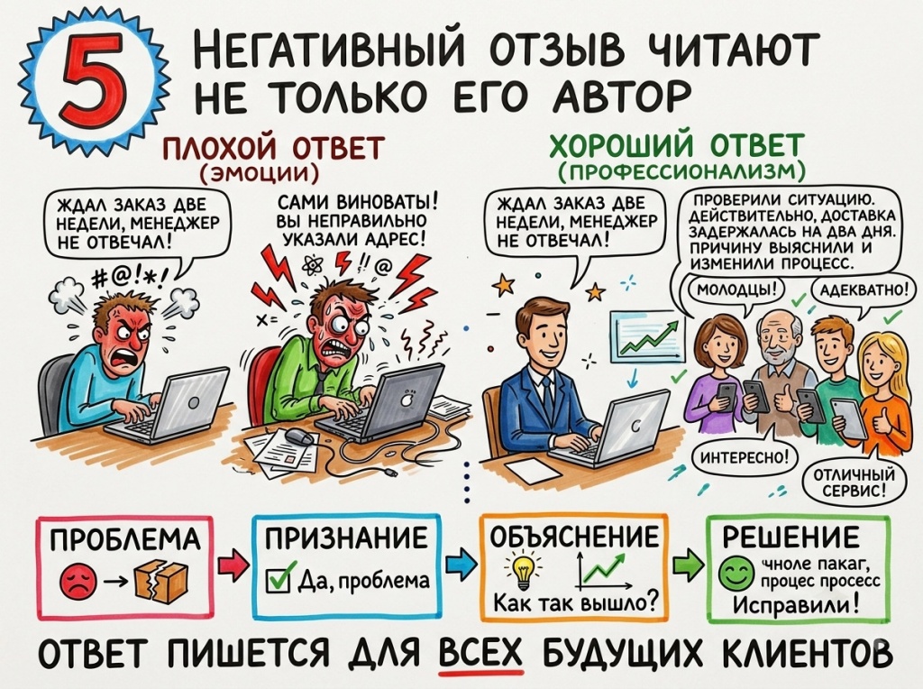 как отвечать на негативный отзыв как отвечать на негативный отзыв