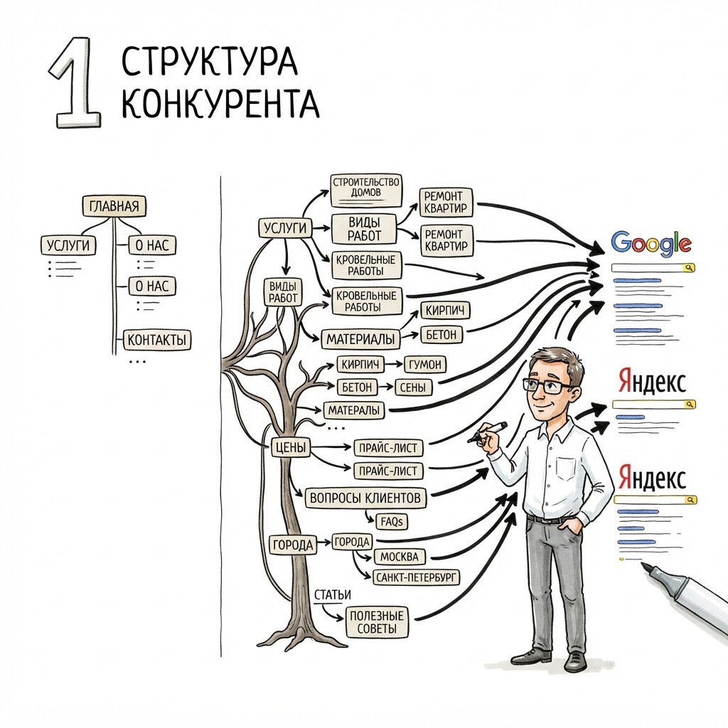 структура конкурента