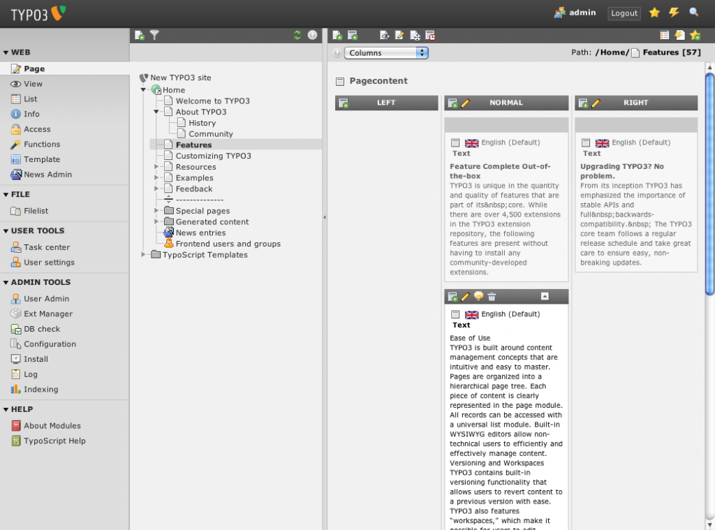 Typo 3